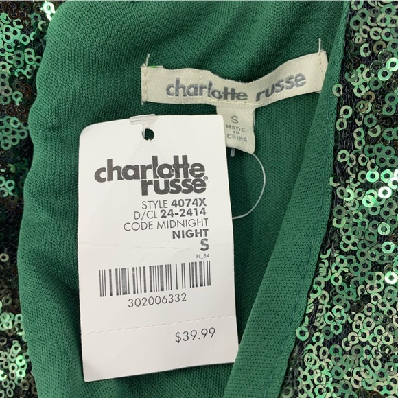 Green Sequined Dress - Picture 4 of 4